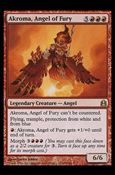 Magic the Gathering: Commander (Base Set) card 108 Akroma, Angel of Fury