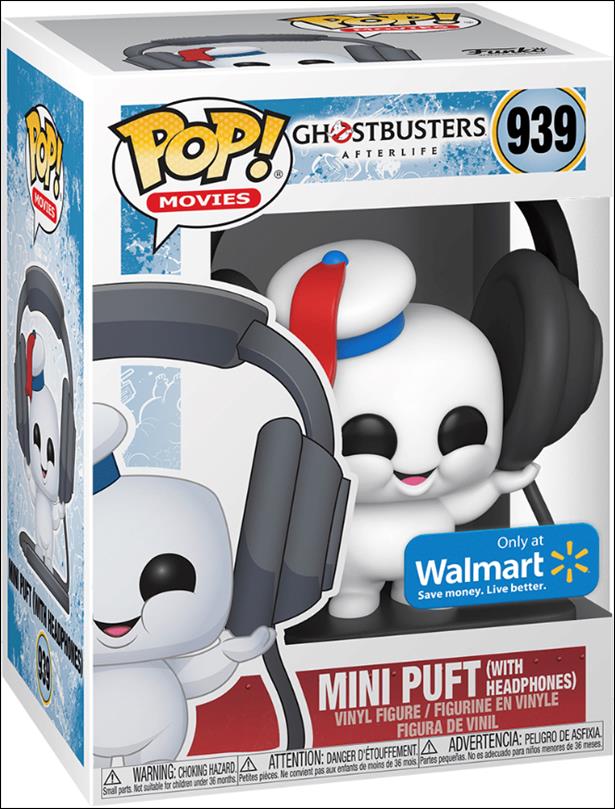 POP! Movies figure 939 Mini Puft (With Headphones) Walmart Exclusive