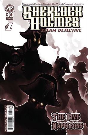 Sherlock Holmes Steam Detective: The Five Napoleons Cover Image 1