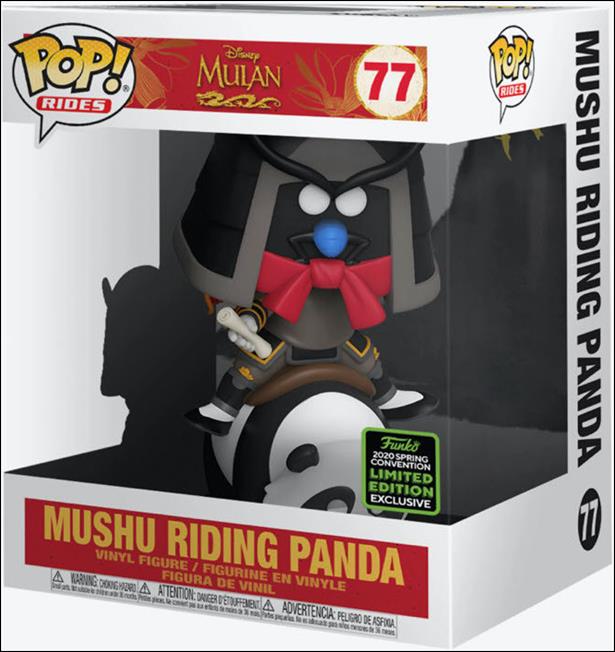 POP! Rides figure 77-B Mushu Riding Panda Spring Convention