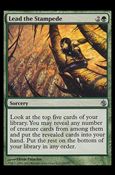 Magic the Gathering: Mirrodin Besieged (Base Set) card 82 Lead the Stampede