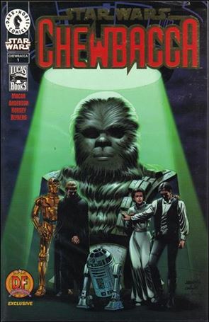 Star Wars: Chewbacca issue 1-B Dynamic Forces Gold Foil Cover