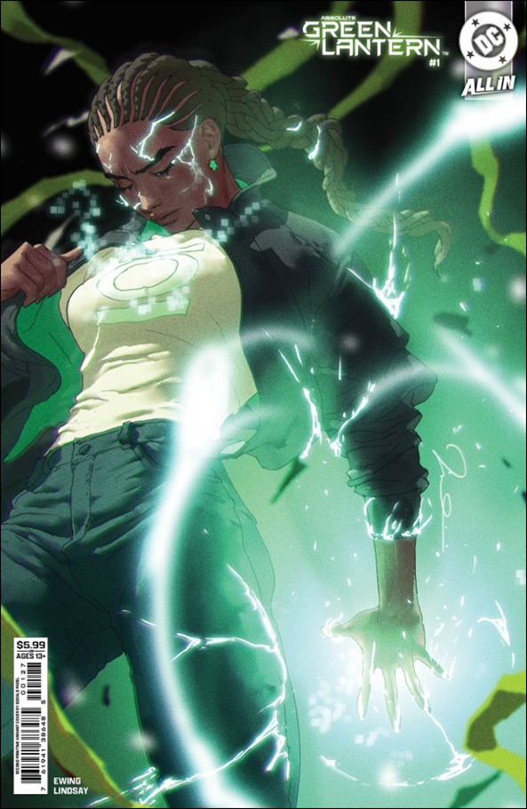 Absolute Green Lantern issue 1-O Gerald Parel Cardstock Cover (Second Printing)