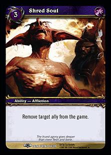 World of Warcraft: Through the Dark Portal (Base Set) card 114 Shred Soul