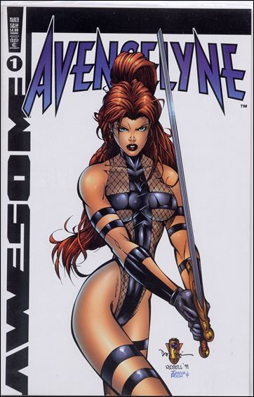 Avengelyne (1999) issue 1-B Dan Fraga "White Background" Cover