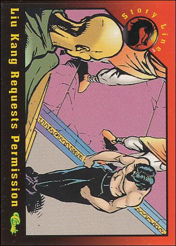 Mortal Kombat (Base Set) card 92 Liu Kang Requests Permission