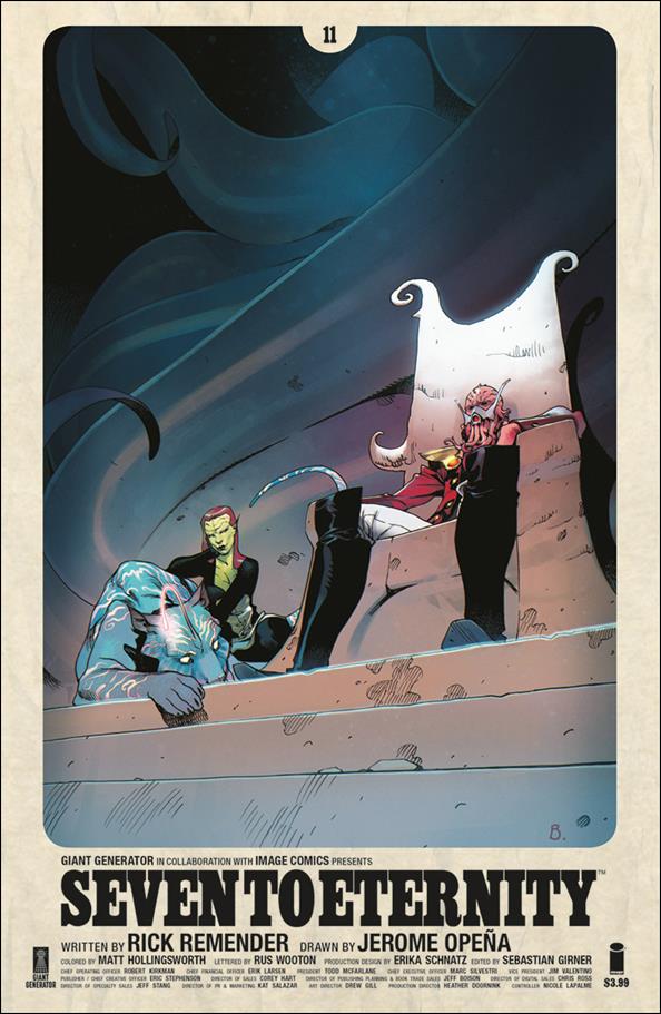Seven to Eternity issue 11-B Bengal Cover
