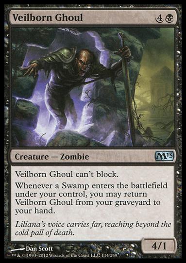 Magic the Gathering: 2013 Core Set (Base Set) card 114 Veilborn Ghoul