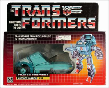 Transformers: More Than Meets the Eye (Generation 1) figure 84 Kup (Autobot Warrior)