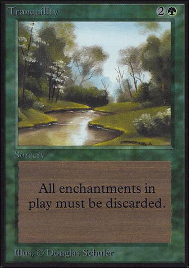 Magic the Gathering: Limited Edition Alpha (Base Set) card 220 Tranquility