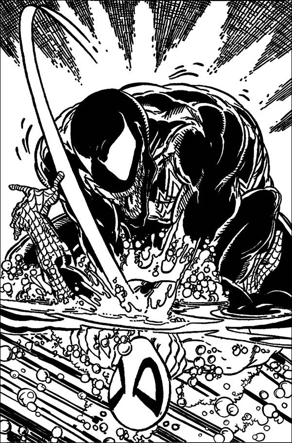 Venom (2018) issue 1-H Todd McFarlane 1:1000 B&W Remastered Cover