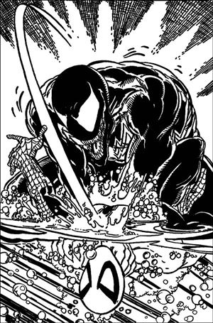 Venom (2018) issue 1-H Todd McFarlane 1:1000 B&W Remastered Cover