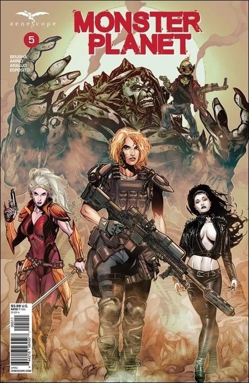 Monster Planet issue 5 Drew Edward Johnson Cover
