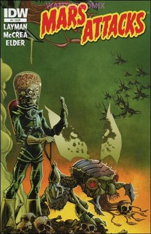Mars Attacks (2012) issue 4 John McCrea Cover