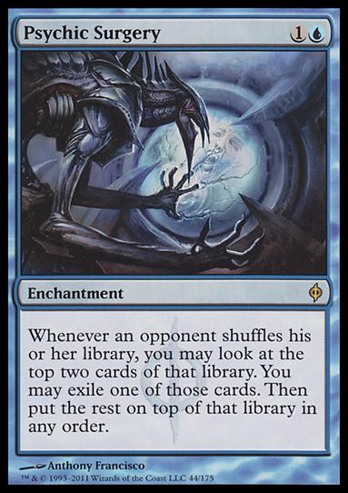 Magic the Gathering: New Phyrexia card 44 Psychic Surgery
