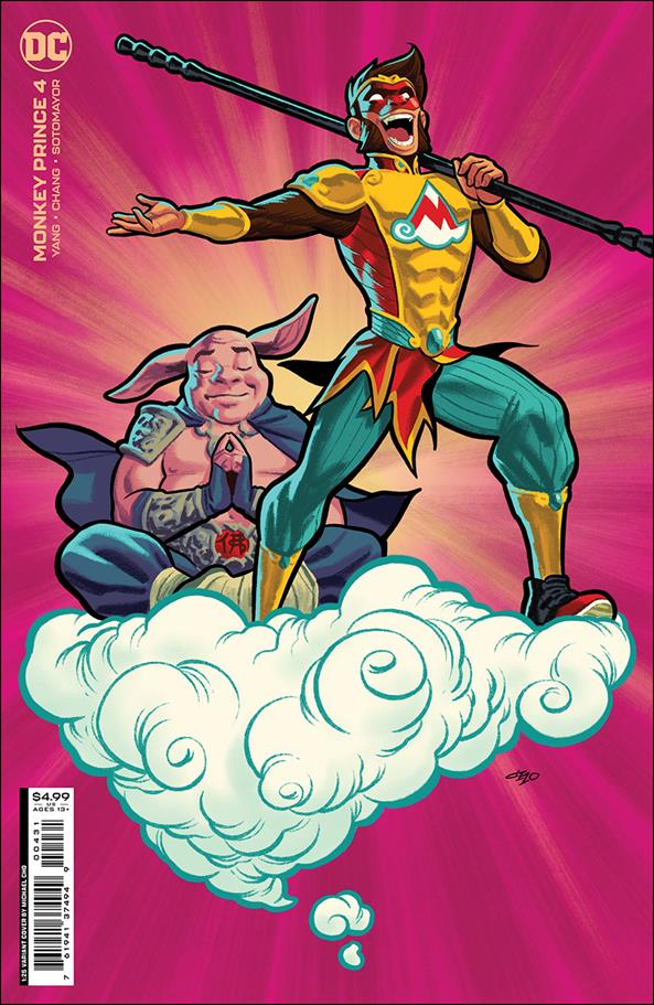 Monkey Prince issue 4-D Michael Cho 1:25 Cardstock Cover