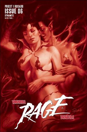 Vampirella / Dracula: Rage issue 6-F Lucio Parrillo Red Tint Cover