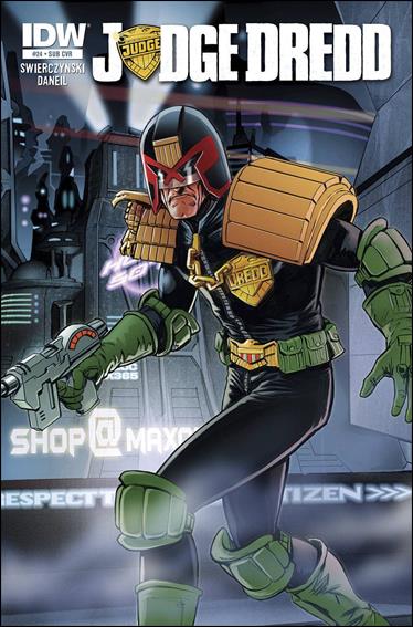 Judge Dredd (2012) issue 24-B John Charles Subscription Cover