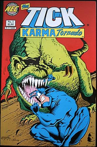 Tick Karma Tornado issue 1-B White & Blue Logo Cover (2nd Printing)