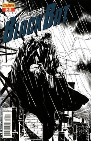 Black Bat (2013) issue 3-F Billy Tan 1:25 Black & White Cover