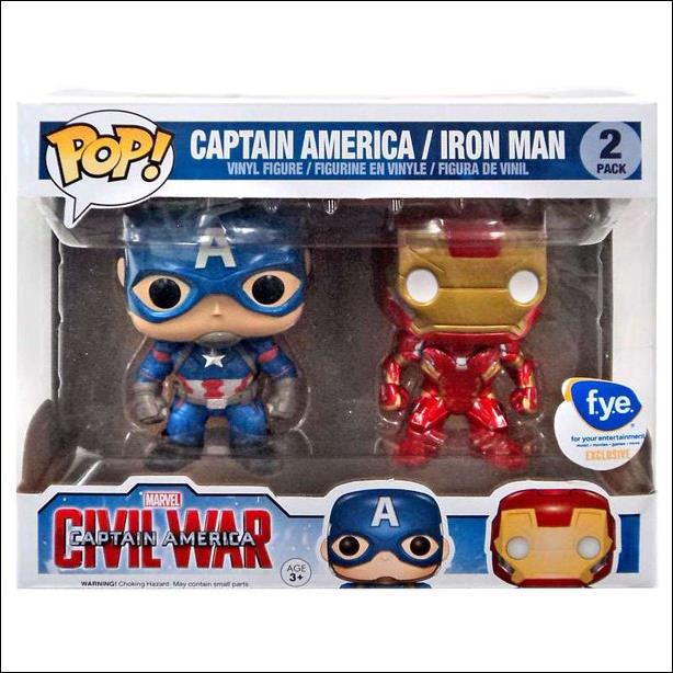 POP! Marvel Multi-Packs figure nn3 Captain America / Iron Man 2-Pack