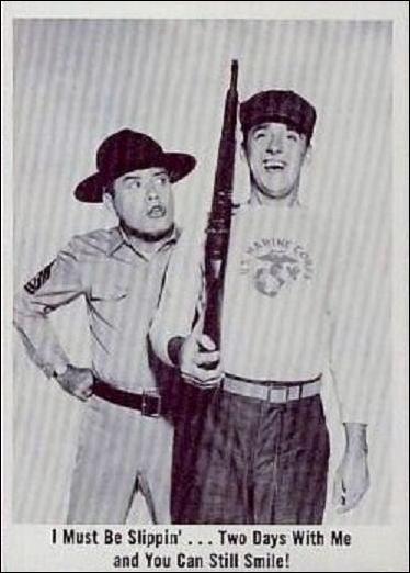 Gomer Pyle (Base Set) card 6 I Must Be Slippin'...Two Days With Me and You Can