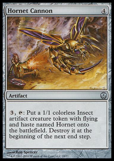 Magic the Gathering: Duel Decks: Phyrexia vs. the Coalition (Base Set) card 28 Hornet Cannon