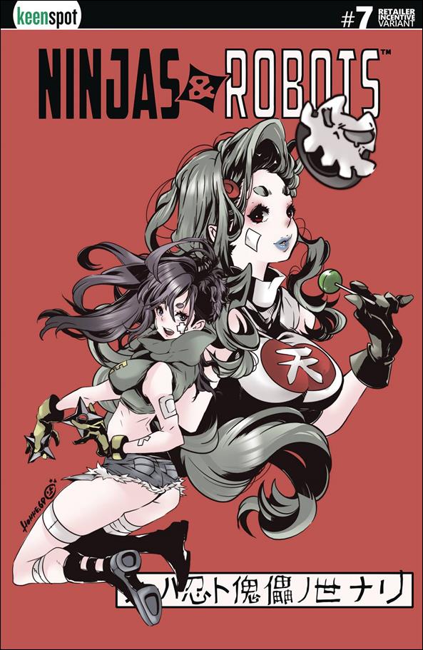 Ninjas and Robots issue 7-D Honne 1:5 Cover
