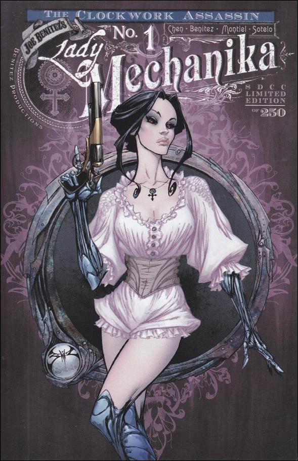 Lady Mechanika: The Clockwork Assassin issue 1-F Joe Benitez SDCC 2017 Cover 1/250
