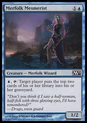 Magic the Gathering: 2012 Core Set (Base Set) card 66 Merfolk Mesmerist