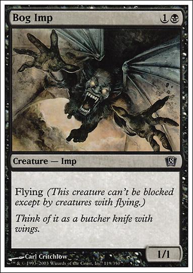 Magic the Gathering: 8th Edition (Base Set) card 119 Bog Imp