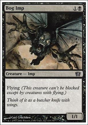 Magic the Gathering: 8th Edition (Base Set) card 119 Bog Imp