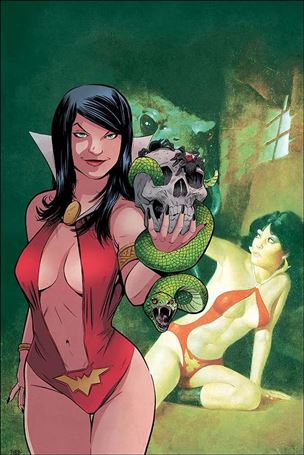 Vampirella / Red Sonja issue 5-H Drew Moss/Rebecca Nalty/Frank Frazetta VirginCover