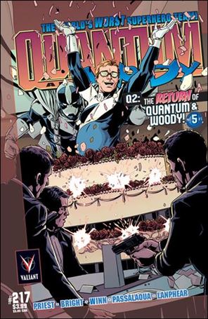 Q2: The Return of Quantum and Woody issue 5-C Marc Laming Throwback Cover