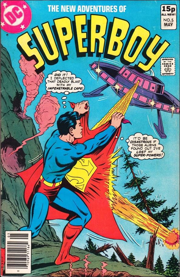 New Adventures of Superboy issue 5-C UK Price Cover