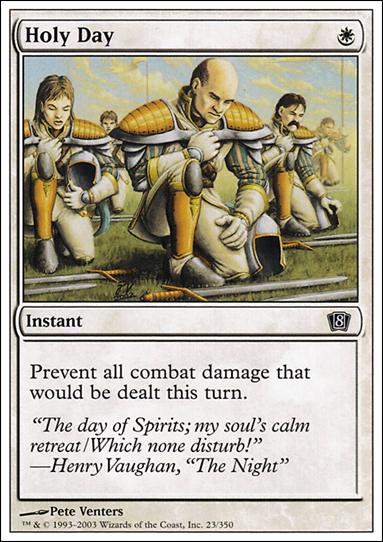 Magic the Gathering: 8th Edition (Base Set) card 23 Holy Day