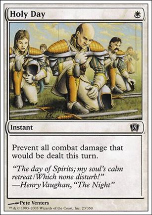 Magic the Gathering: 8th Edition (Base Set) card 23 Holy Day