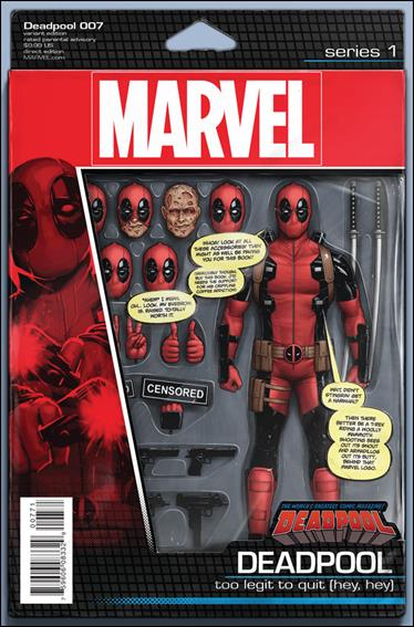 Deadpool (2016) issue 7-E John Tyler Christopher Action Figure Cover