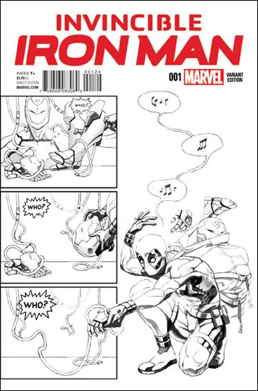 Invincible Iron Man (2015)  issue 1-L Yasmine Putri 1:Store Sketch Party Cover