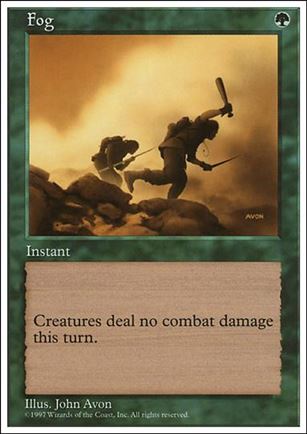 Magic the Gathering: 5th Edition (Base Set) card 293 Fog