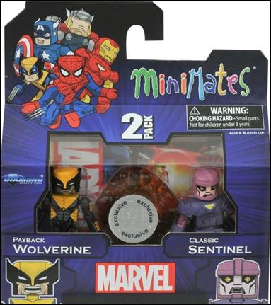 Marvel Minimates (Exclusives) figure 124 Payback Wolverine and Classic Sentinel