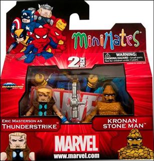 Marvel Minimates figure 123 Thunderstrike and Kronan Stone Man