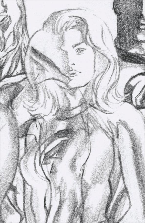 Fantastic Four (2018) issue 24-H Ross 1:100 Invisible Woman Timeless Sketch Cover