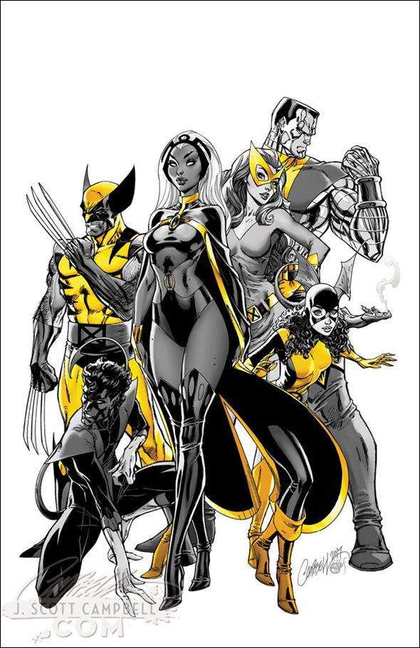 X-Men: Gold issue 1-N J. Scott Campbell "Gold" Virgin Cover 1/1440