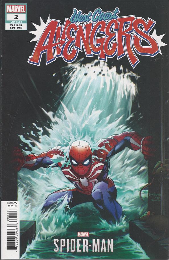 West Coast Avengers (2018) issue 2-B Tim Tsang Spider-Man Video Game Cover