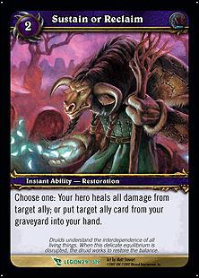 World of Warcraft: March of the Legion (Base Set) card 29 Sustain or Reclaim