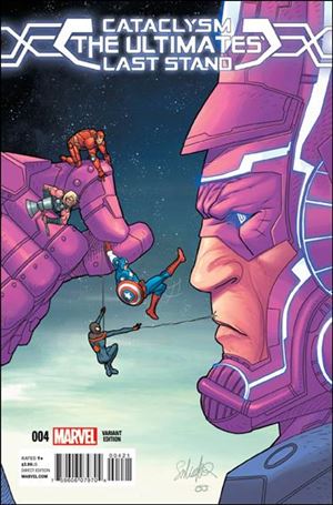 Cataclysm: The Ultimates' Last Stand issue 4-B Salvador Larroca 1:30 Cover