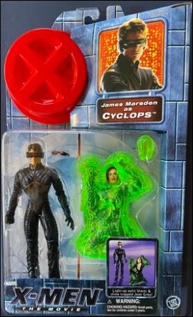 X-Men (Movie) figure 1-B Cyclops (Light-up Optic Blasts) (with Bra)