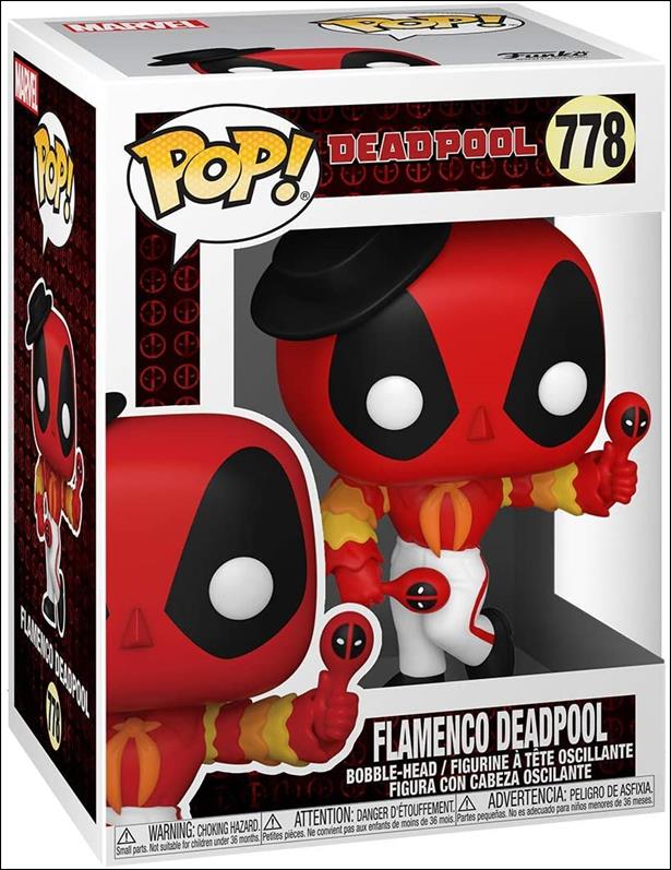 POP! Marvel figure 778 Flamenco Deadpool