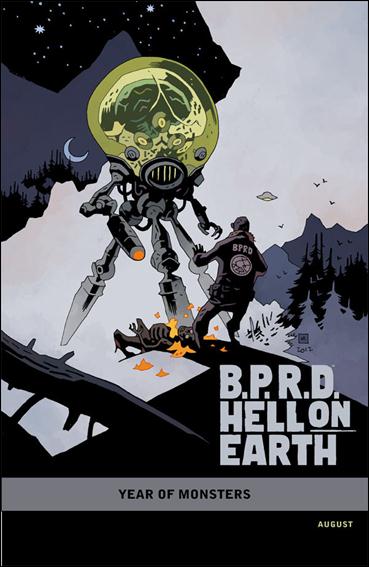 B.P.R.D. Hell on Earth: Return of the Master issue 1-B Mike Mignola "Year of Monsters" Cover